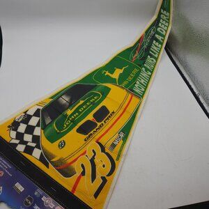 Vintage John Deere Grand Prix #23 Nascar Wincraft 30" x 12" Flag Banner